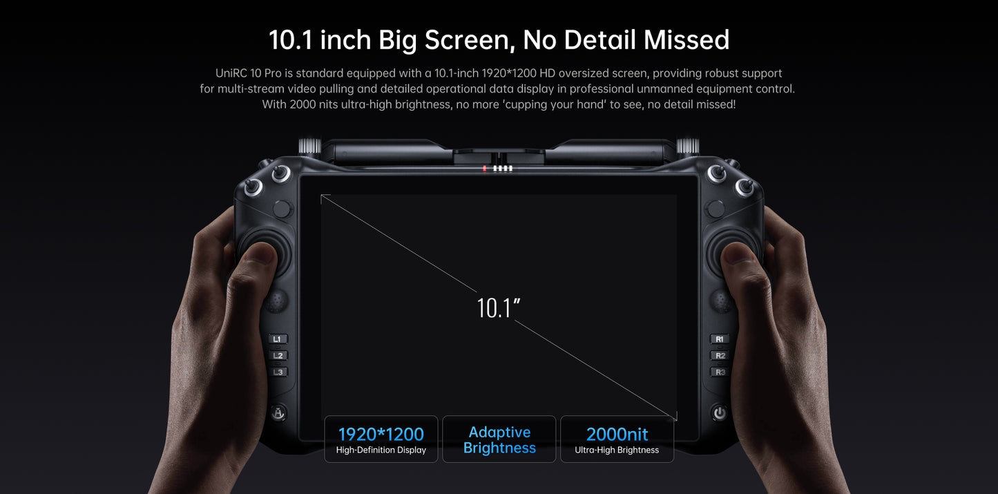 Triple-frequency professional ground station android 13 UniRC 10 PRO