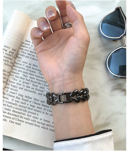 Starlight Metal Lady Strap For Apple Watch Band 41mm 40mm 44 45 38mm Zinc Alloy Band For iWatch Series 8 7 SE 6 3 4 5 Ultra 49mm